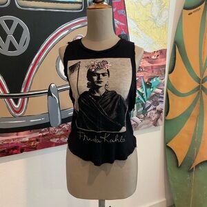 Forever 21 Black Frida Kahlo Kids Tank Top